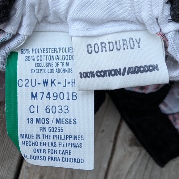 Vintage Infant 18 mo. Girl Plaid Jumper Dress - Picture 4 of 6